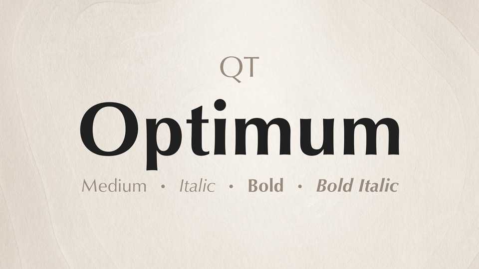 Optimum Font Family › Fontesk