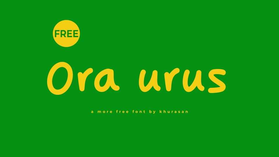 Ora Urus Font › Fontesk