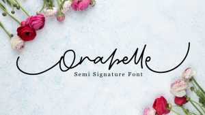 Orabelle Script Font › Fontesk
