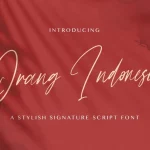 Orang Indonesia Font