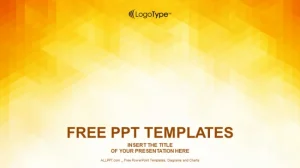 Orange Abstraction Design PowerPoint Templates