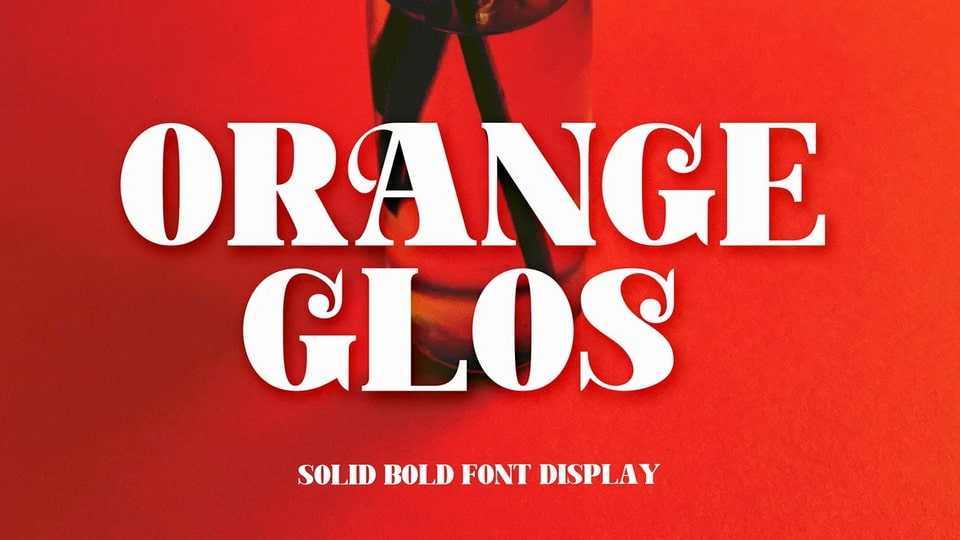 Orange Glos Font › Fontesk