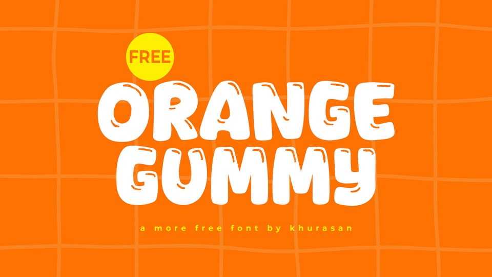 Orange Gummy Font › Fontesk
