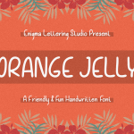 Orange Jelly Font