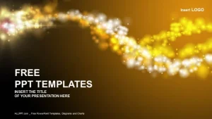 Orange-Lights-Abstract PPT Templates