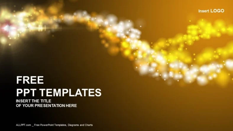 Orange-Lights-Abstract PPT Templates