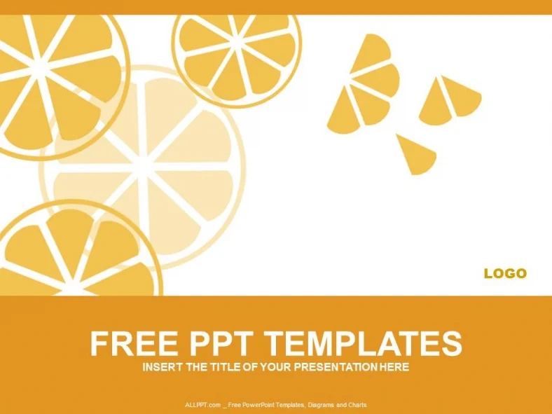 Orange Slices PowerPoint Templates