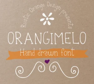 Orangimelo Hand Drawn Font