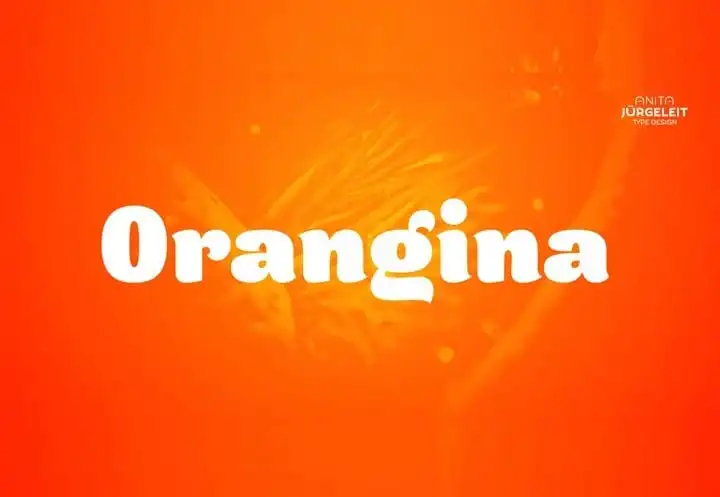 Orangina Display Font