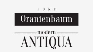 Oranienbaum Font › Fontesk