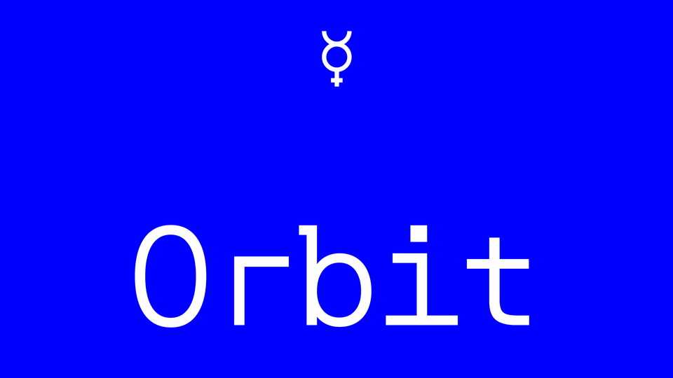 Orbit Font › Fontesk