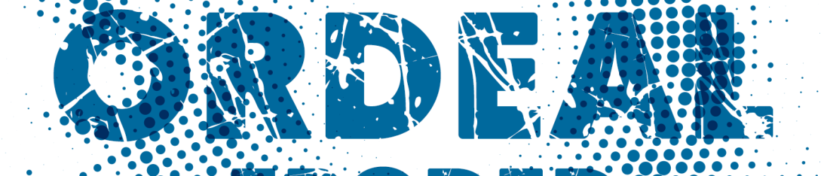 ORDEAL eroded Font