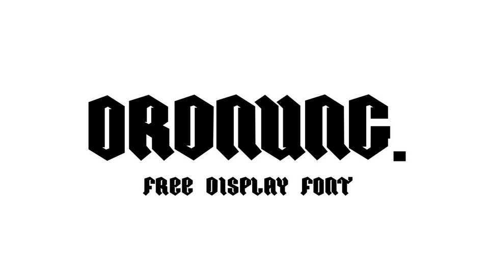 Ordnung Font › Fontesk