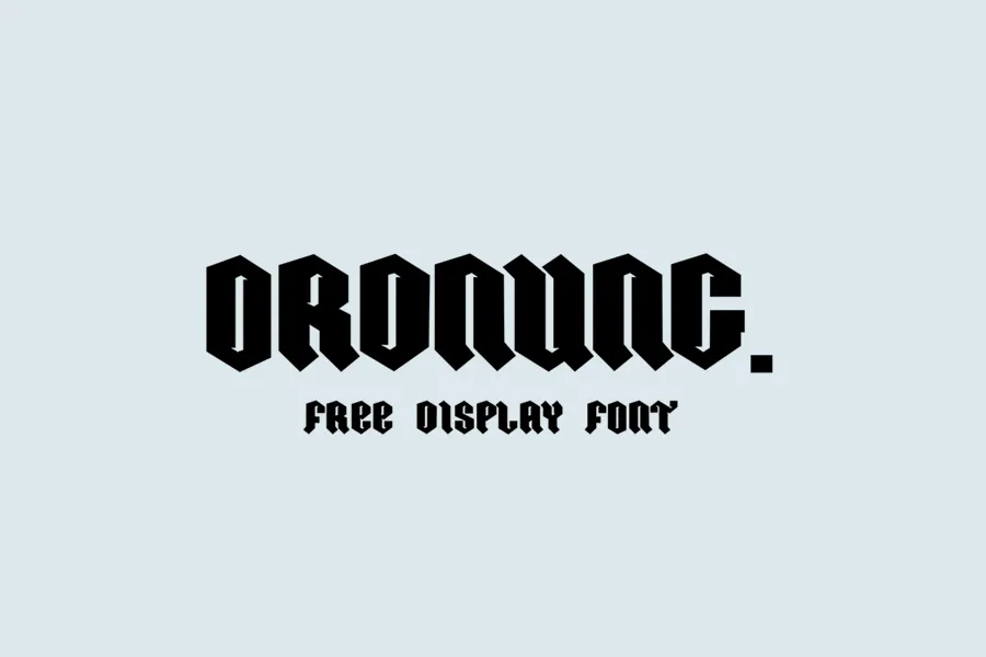Ordnung Font