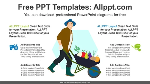 Organic Farm PowerPoint Diagram Template