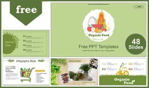 Organic Food PowerPoint Templates