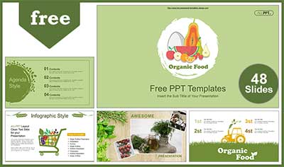 Organic Food PowerPoint Templates