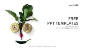 Organic Vegetables-Food PowerPoint Templates