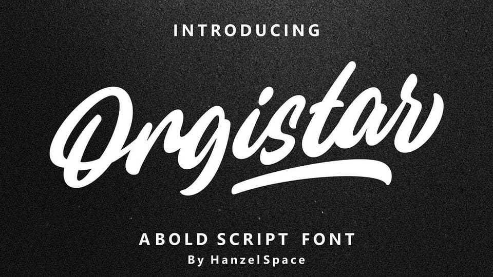 Orgistar Font › Fontesk