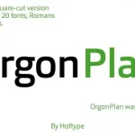 Orgon Plan Sans Serif Font