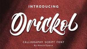 Orickol Font › Fontesk