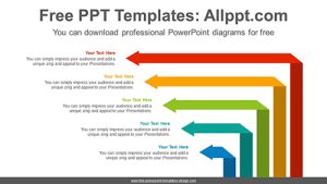 Origami Arrow PowerPoint Diagram Template