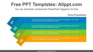 Origami banner PowerPoint Diagram Template