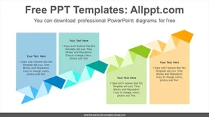 Origami banner PowerPoint Diagram Template