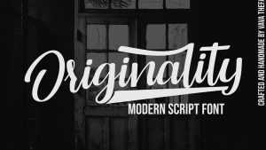 Originality Script Font › Fontesk