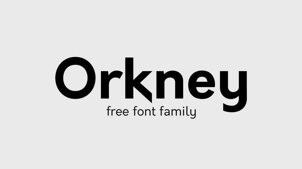 Orkney Typeface › Fontesk