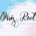 Orris Root Script Font