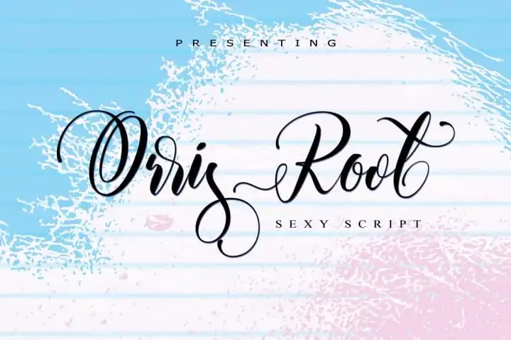 Orris Root Script Font