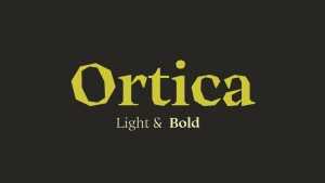 Ortica Font Family › Fontesk
