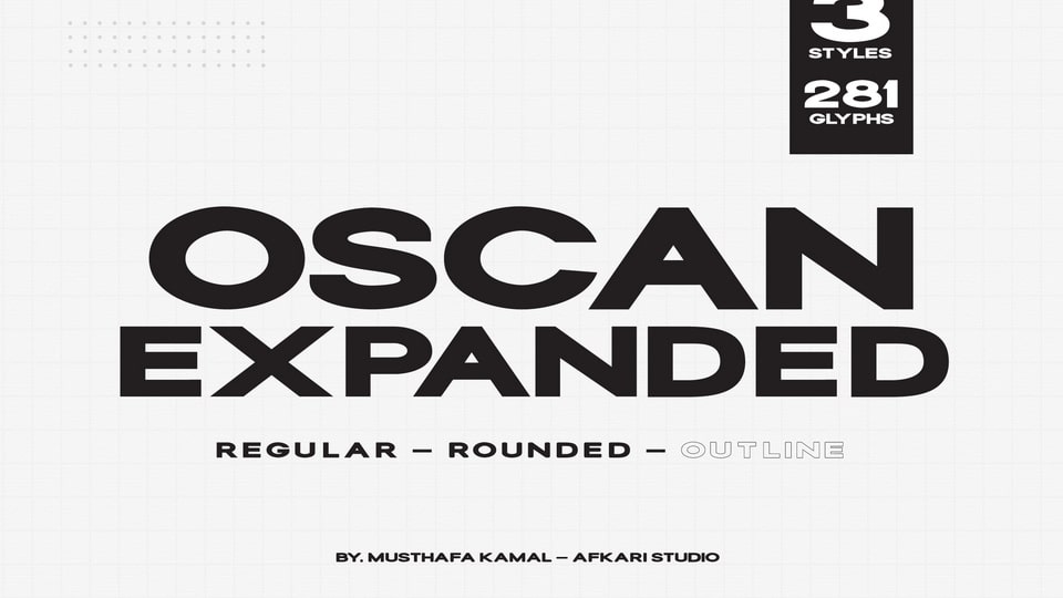 Oscan Expanded Font › Fontesk
