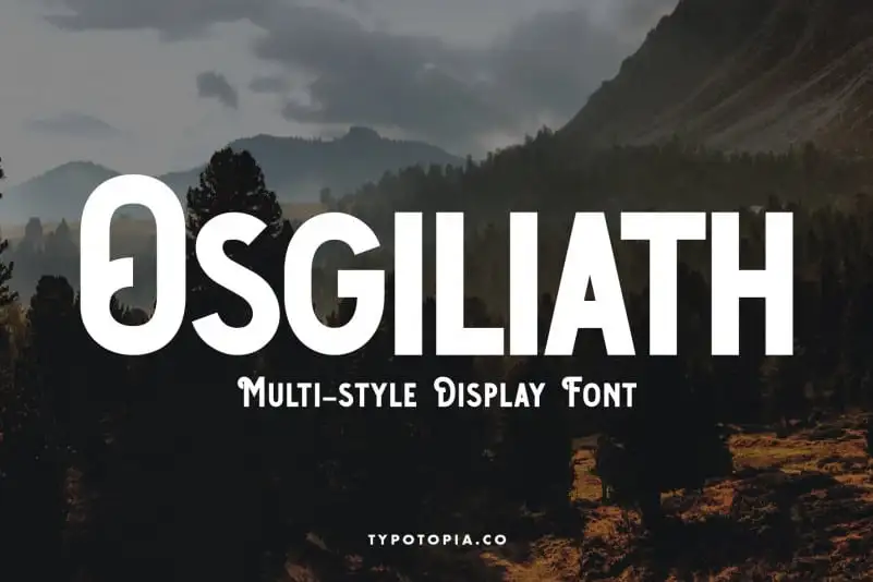 Osgiliath Multistyle Display Font
