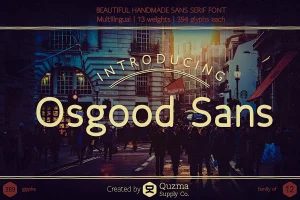 Osgood Sans Font