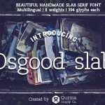 Osgood Slab Font