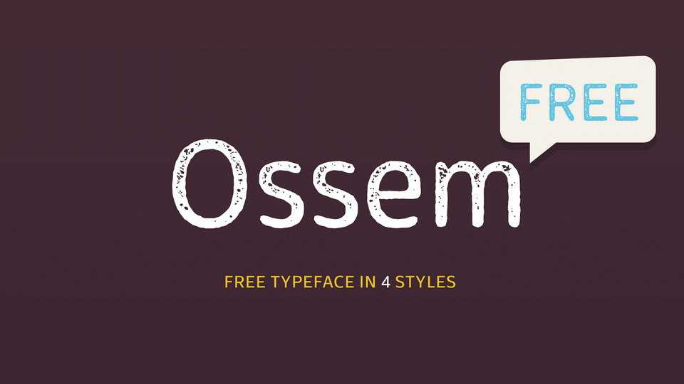 Ossem Font Family › Fontesk