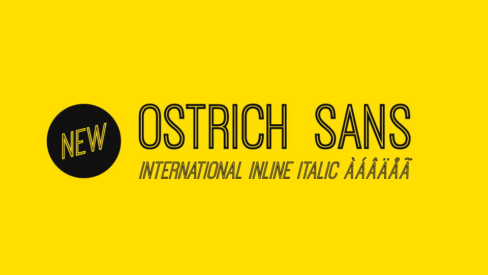 Ostrich Sans Font Family › Fontesk