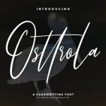 Osttrola Handwritting Font