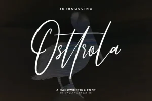 Osttrola Handwritting Font