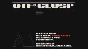 OTF Glusp Font › Fontesk