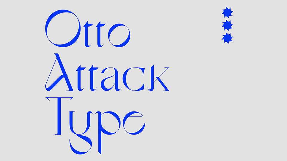 Otto Attack Type Font › Fontesk