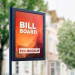 Outdoor Advertising Billboard Mockup PSD