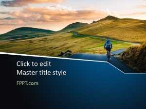 Outdoor Cycling PowerPoint Template