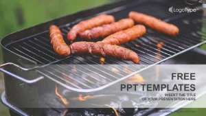 Outdoors Barbecue Party PowerPoint Templates