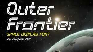 Outer Frontier Font › Fontesk