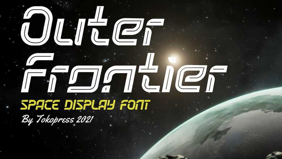 Outer Frontier Font › Fontesk
