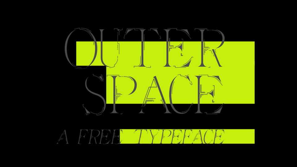 Outer Space Font › Fontesk