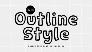 Outline Style Font › Fontesk